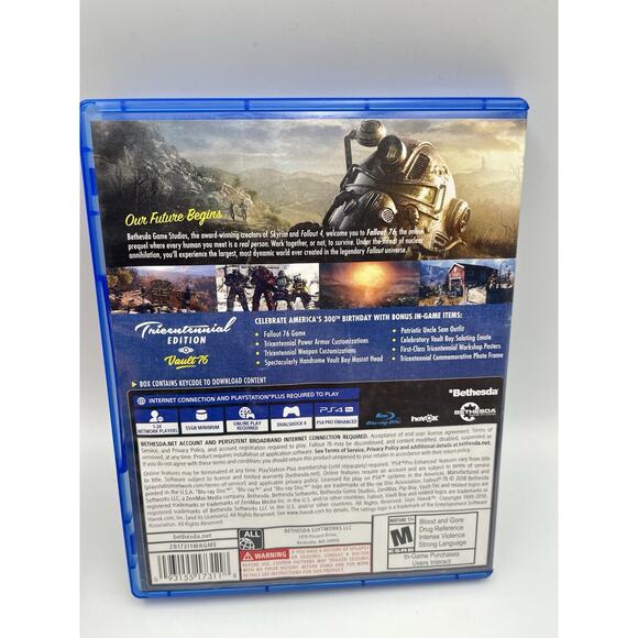 Fallout 76 - Tricentennial Edition (Sony PlayStation 4 PS4) Tested - Picture 2 of 6